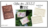 joy noel springerle cookie mold stamp press
