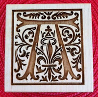 monogram springerle cookie mold
