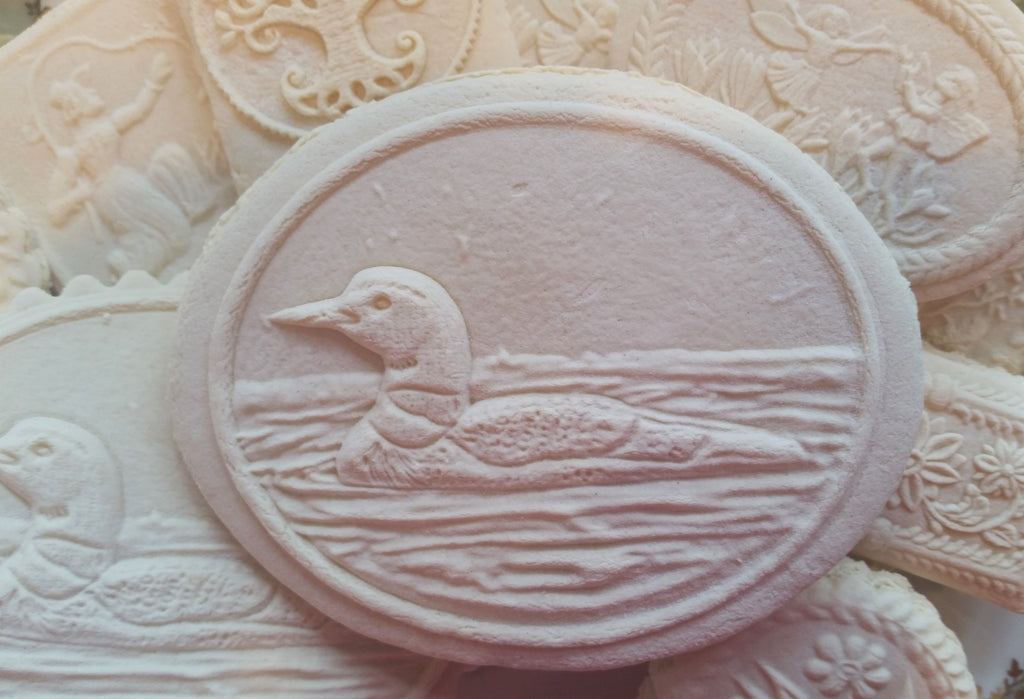 Loon On the Lake Springerle Cookie Mold with Cutter – Springerle Emporium