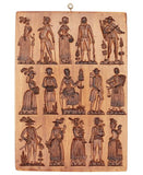 people in professions springerle cookie mold