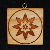 Pointsettia Star Bloom, Star Center Springerle Cookie Mold
