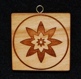 Pointsettia Star Bloom, Star Center Springerle Cookie Mold