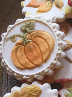 Plump Pumpkin Springerle Cookie Mold