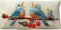 Bird Family of Three Springerle Cookie Mold