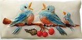 Bird Family of Three Springerle Cookie Mold