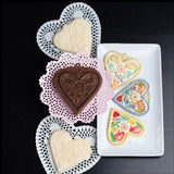 sweet heart angel cherub springerle cookie mold cutter