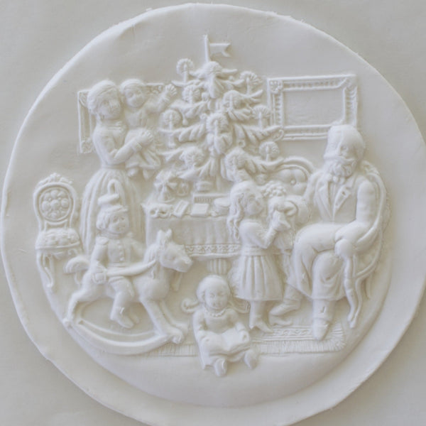 victorian christmas springerle cookie mold house on the hill